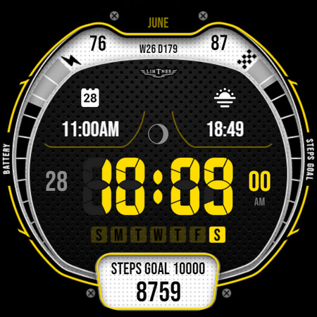 Digital Watch Face 054 screenshot 6