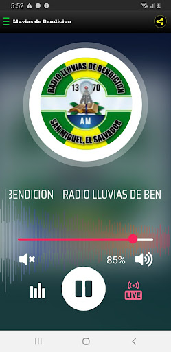 Radio Lluvias de Bendicion Screen 2