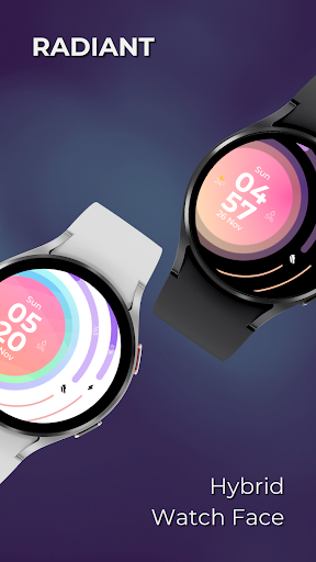 Android application Radiant: Sporty Watch Face screenshort