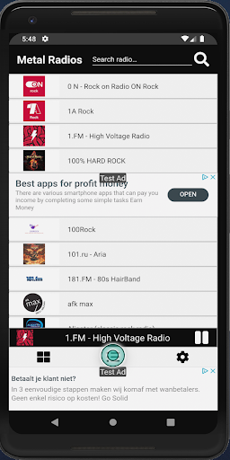 Metal Radios Screen 3