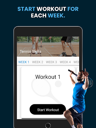 Screenshot of Tennis Training