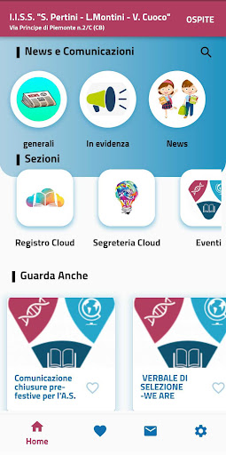 Android application IISS Pertini-Montini-Cuoco screenshort