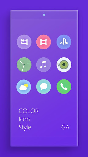 Theme XPERIA ON| Be Purple Screen 3