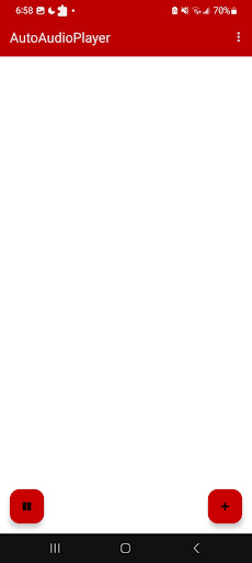 Android application AutoAudioPlayer screenshort