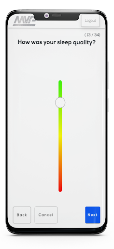 MVP - Athlete Monitoring App Screen 3