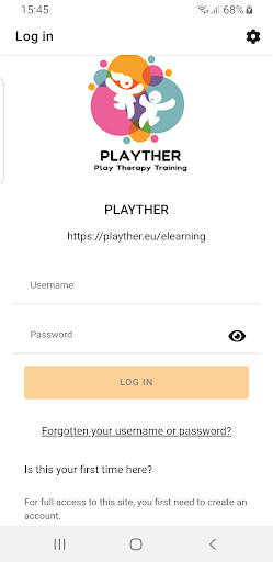 Android application PLAYTHER screenshort