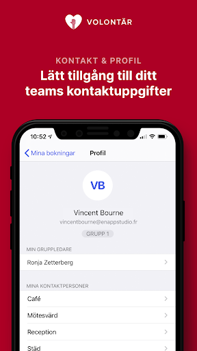 VolontärApp Screen 3