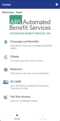 Automated Benefit Services Screen 2