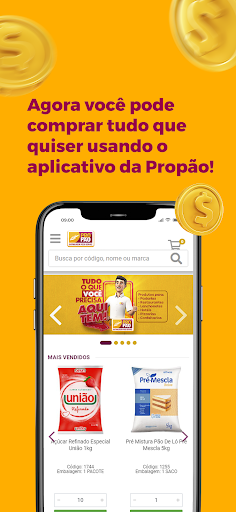 Android application Propão Food Service screenshort