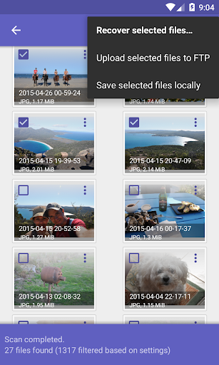 DiskDigger photo recovery screenshots 13