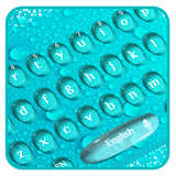 water drops keyboard theme icon