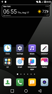G6 UX 6.0 Black Theme for LG G