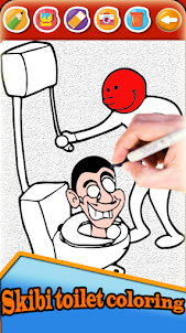 skibidi toilet coloring