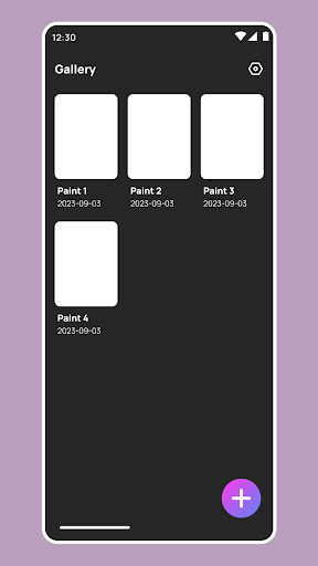 Android application Paint Drawer screenshort