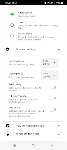 Chicken Coop Door Configurator