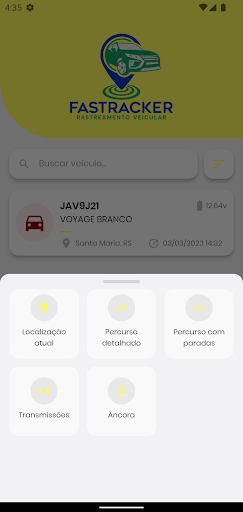 Fastracker Rastreamento Vc. Screen 2