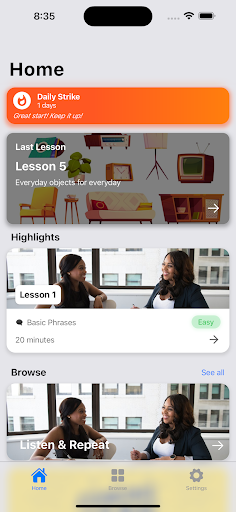 Android application Speak King screenshort