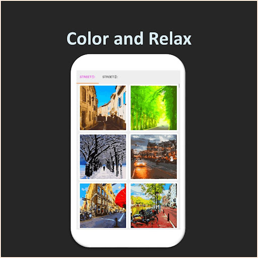Color by Number - street Screen 3