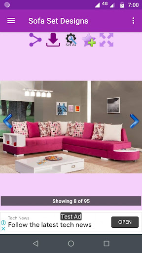 Sofa Set Designs Gallery Screenshot 3 - AppWisp.com