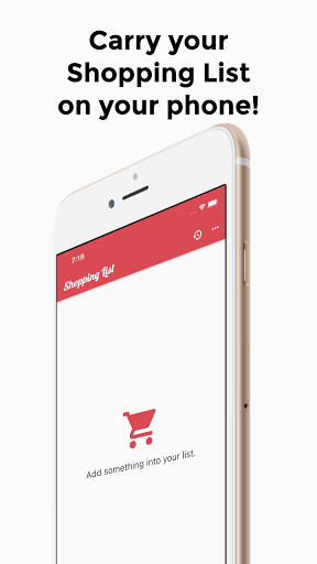 Android application Shopping List screenshort