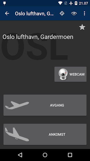 Airports in Norway Screen 3
