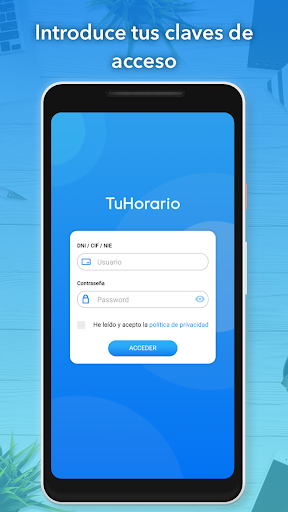 TuHorario. Registro de horas Screenshot 1 - AppWisp.com