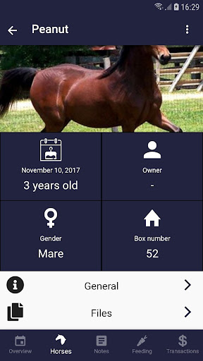 Android application EquineM screenshort