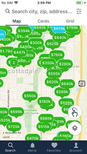 Android application West USA Realty screenshort