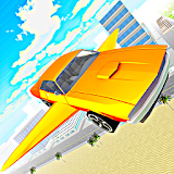 Flying Car Futuristic Simulator Free Pilot Driving icon