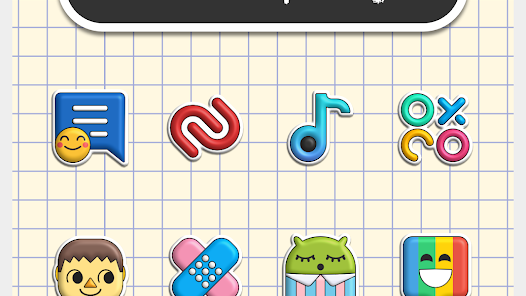 Poppin icon pack APK Download Free v2.3.4 (Patched) Gallery 5