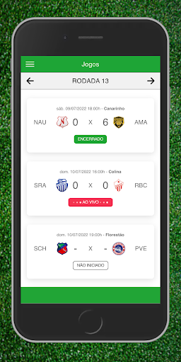Android application Placar Serie D 2024 screenshort