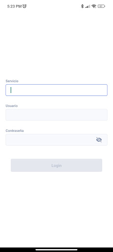 Android application Arista Móvil screenshort