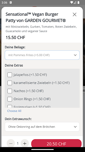 Miki Burgers Screen 2