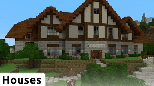 Android application Houses for minecraft maps screenshort