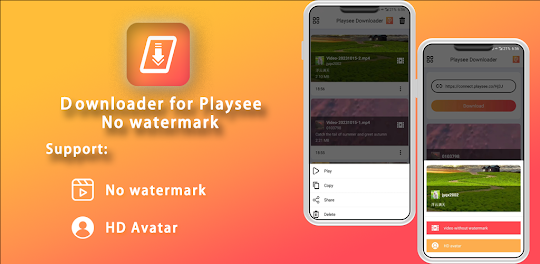 Downloader for Playsee No Logo