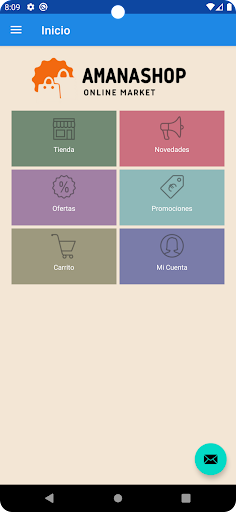 Android application Amanashop: Tu tienda online screenshort