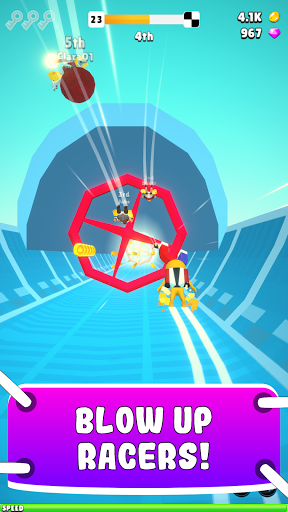 Jetpack Games: Superhero 3D Screen 3