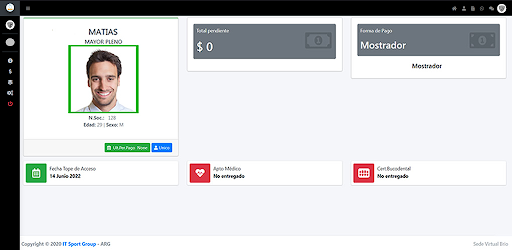 Pico FC Sede Virtual Screen 2