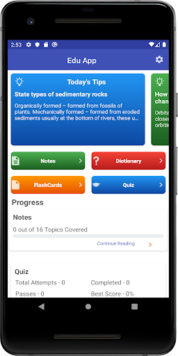 Android application Zimsec Geography Revision screenshort