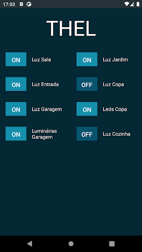 Android application THEL screenshort