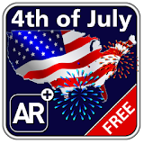 4th of JULY Augmented Reality icon
