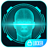 Face detection style lock screen for prank icon