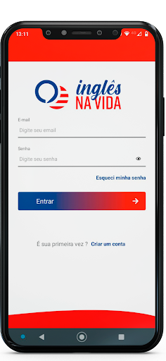 Android application Inglês na Vida screenshort
