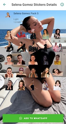 Selena Gomez WA Stickers Appのおすすめ画像5