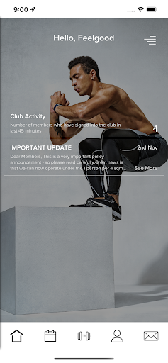 Android application Feelgood Fitness 24/7 screenshort