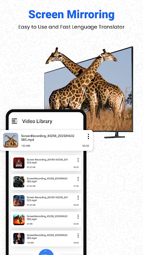 Android application Screen Mirroring - Cast to TV screenshort