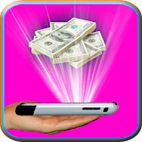 Money projector simulator icon