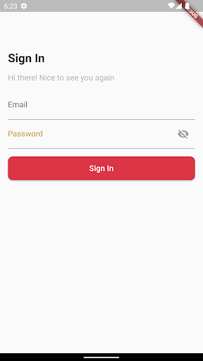 Android application MyCaleg screenshort