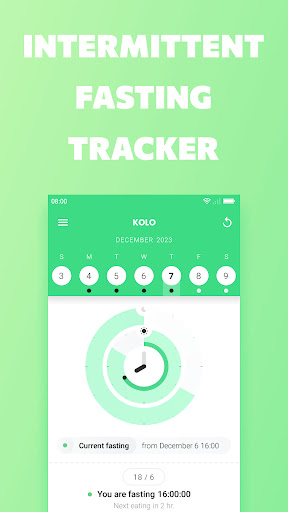 Android application Intermittent fasting tracker screenshort