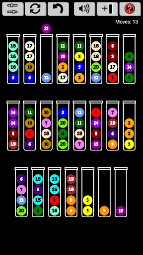 Android application Balls-Jars Puzzle Sorting Game screenshort